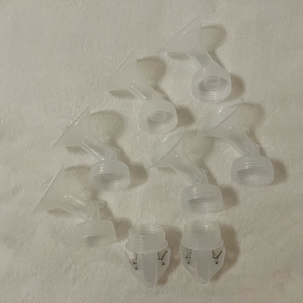 Spectra and Maymom- Flanges and Breast Milk Storage Bag Adaptors